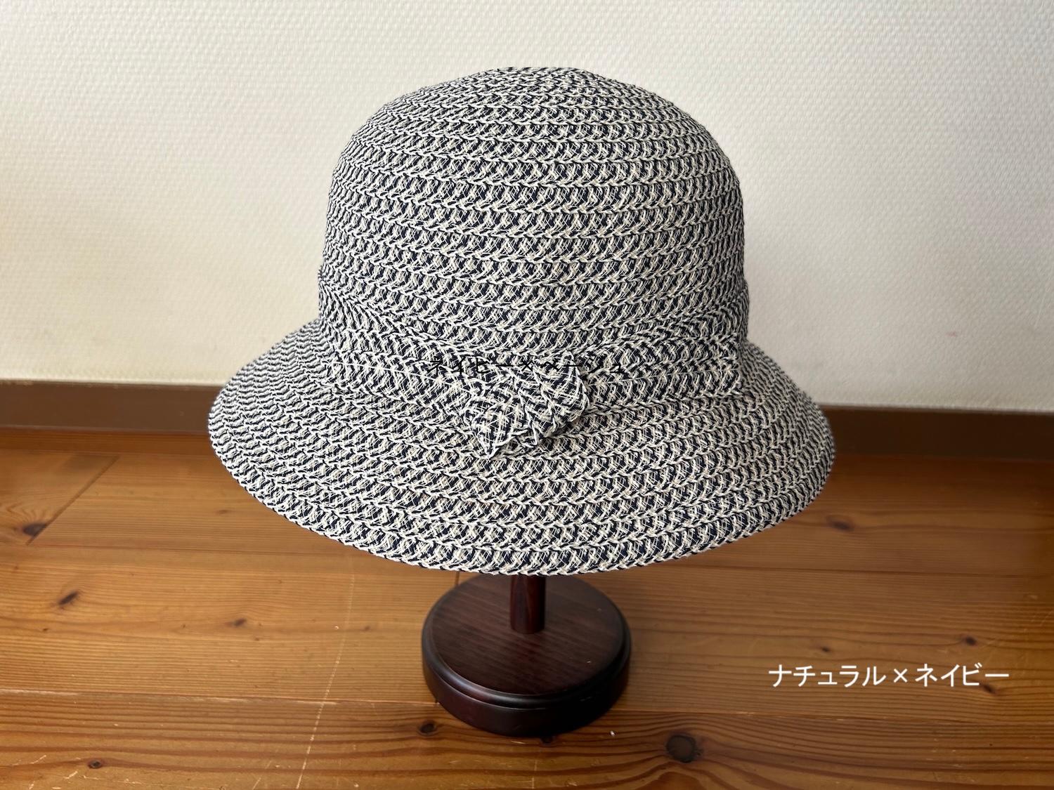 【畳める】【洗える】柔らか綿混のブレードハット 日本製 岡本帽子 | 2枚目
